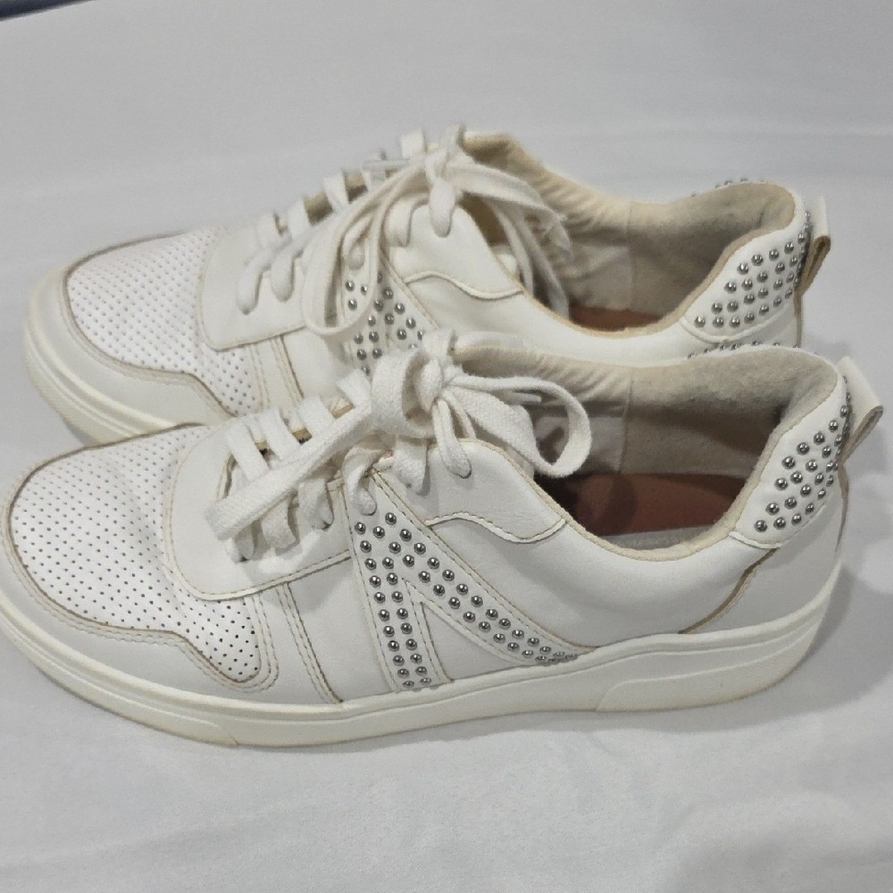 MIA White Sneakers with Silver Studs - Picture 5 of 6